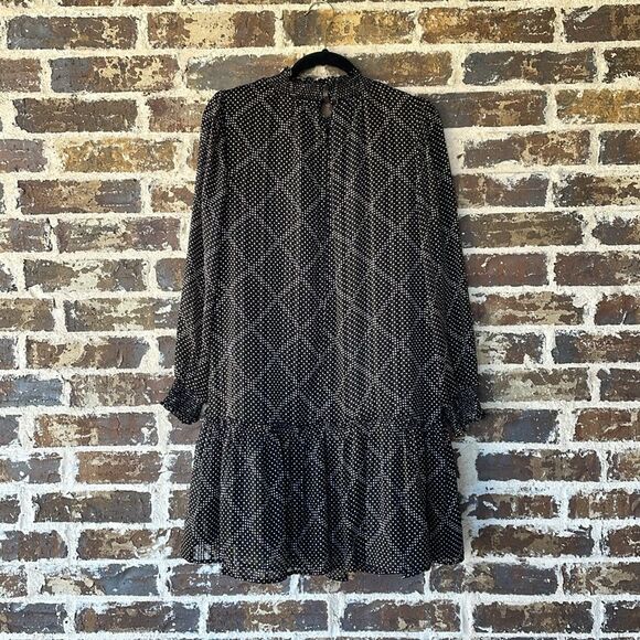 J. Crew Ruffle Tiered Sparkle Mini Dress Size Small - Picture 7 of 11